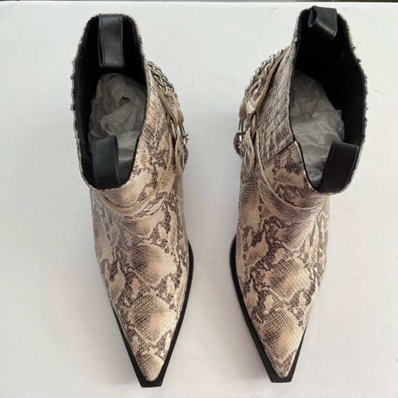 ANINE BING Harris ankle boot Harness Snake Python - Picture 4 of 10